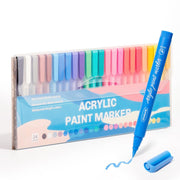 Hopesky 24 Colors Acrylic Paint Markers Set