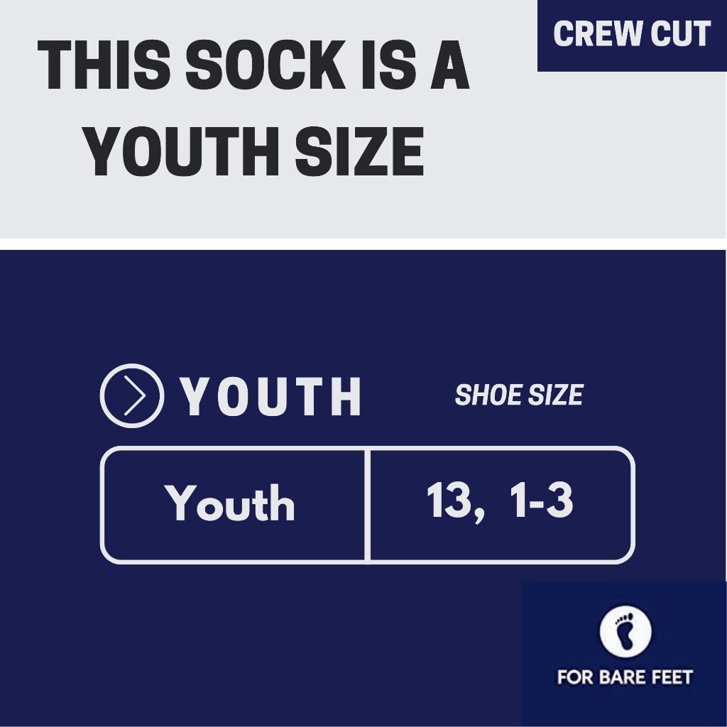 For Bare Feet NHL ARIZONA COYOTES Spray Zone Crew Sock Team Color Youth