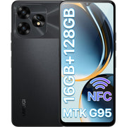 UMIDIGI Unlocked Android Phone, A15T NFC, 5000mAh (8+8)+128GB/TF 1TB Expand, Black