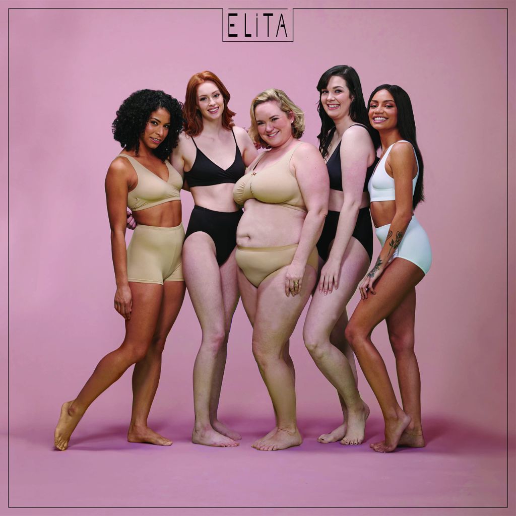 Elita Women's High Cut Plus Size Cotton Brief, Black - size XL