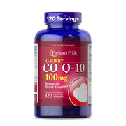 Puritan's Pride Coenzyme CoQ10 400mg,  120 Day Supply, Rapid Release Softgels
