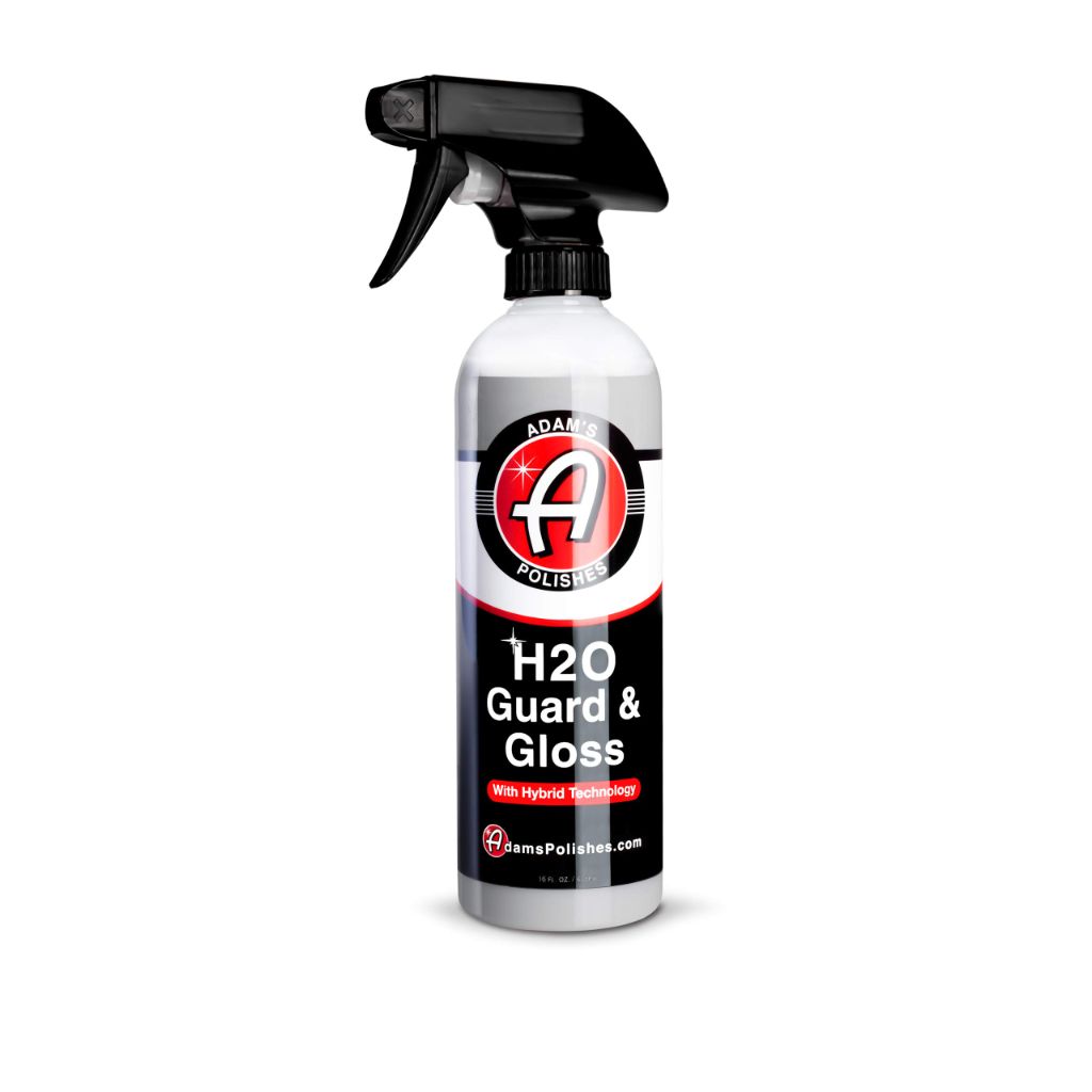 Adam's Polishes H2O Guard & Gloss (16oz) - Car Detailing Hybrid Top Coat Silica Sealant, Car Wax & Polish Quick Detailer | After Car Wash Seals, Shines, and Protects All Exterior Surfaces