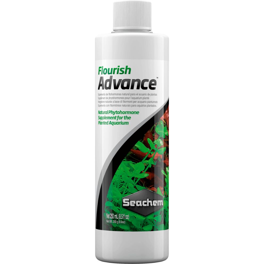 Seachem Flourish Advance Growth Supplement - Aquatic Plant Aid 250 ml (28679), brown