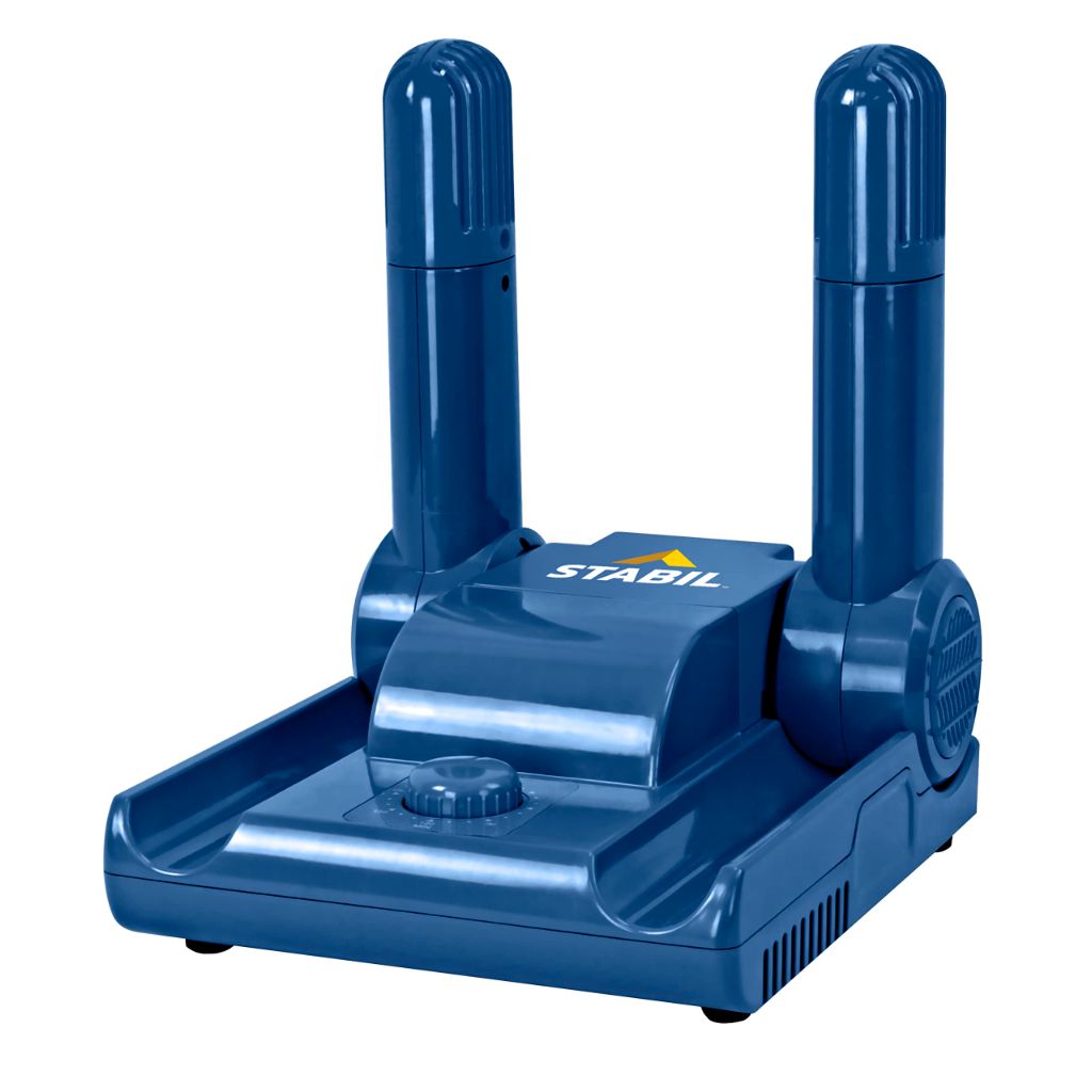 DRYGUY Stabil Dryer for Boots, Shoes, & Gloves with Articulating Ports, Blue