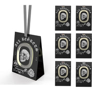 Hanging Car Air Freshener for Long Lasting Odor Elimination, 6 Packs, Dark Night Scent