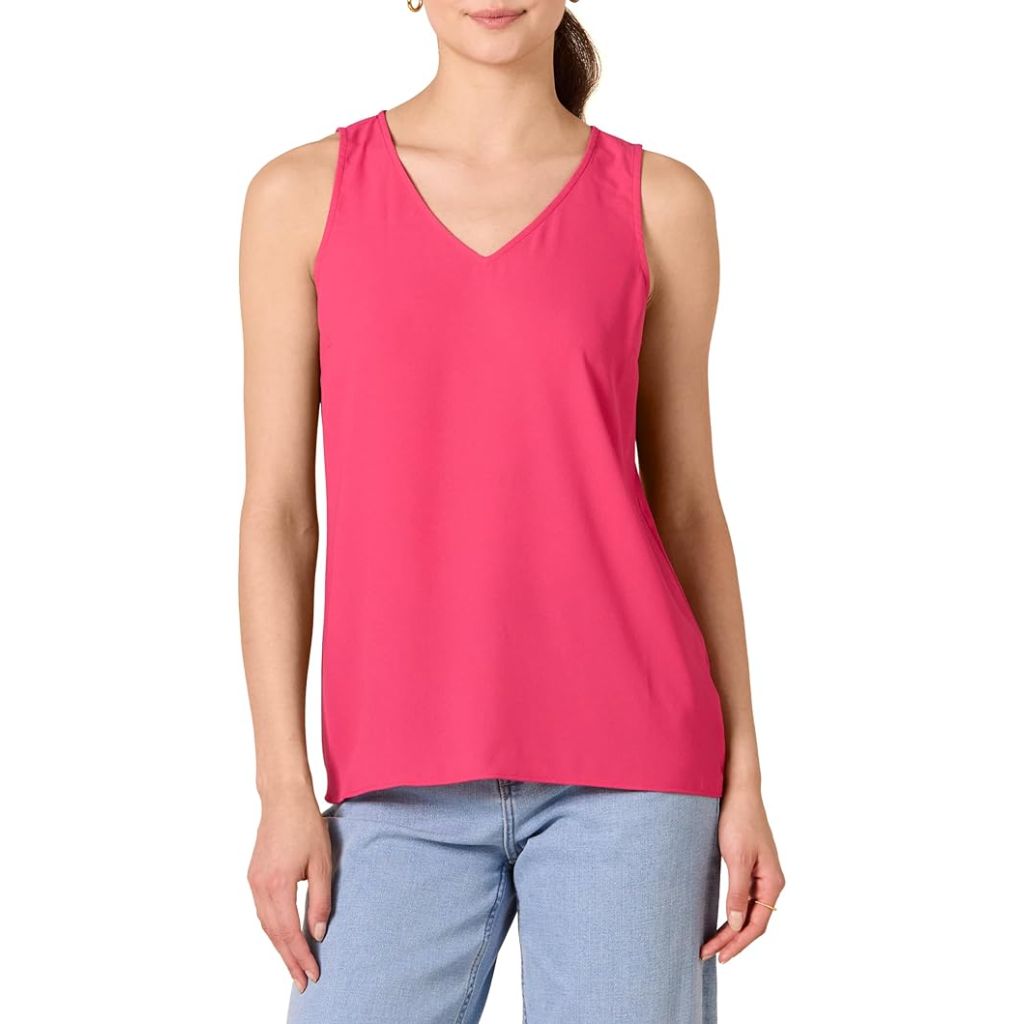 Amazon Essentials Women's Regular-Fit Sleeveless Layering Tank Top