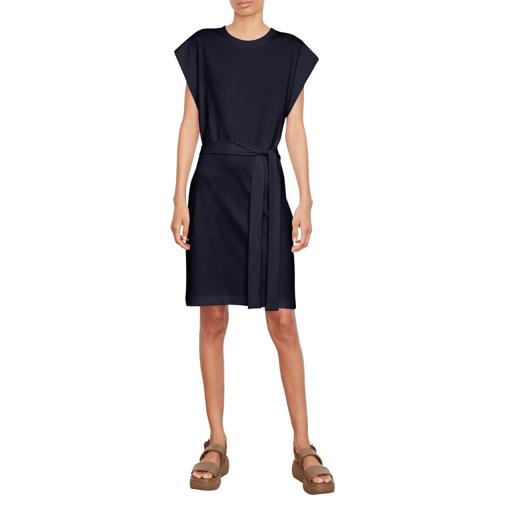 Vince Women's Crew Neck Muscle Dress in Coastal - Size X-Large