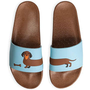 Dedoles Non-Slip Slide Sandals - Long Dachshund, Men's 9.5 / Women's 13