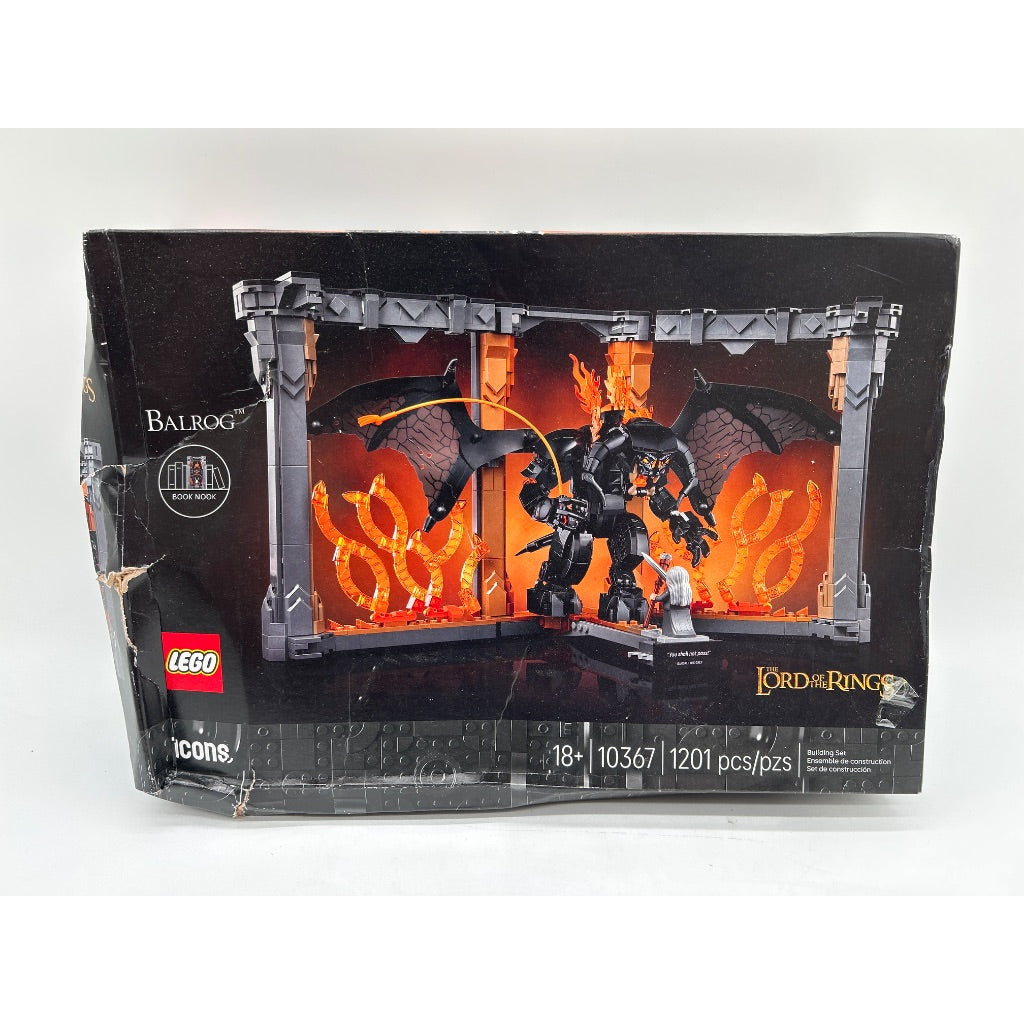 LEGO Icons The Lord of the Rings: Balrog Book Nook (10367), 18+, 1201 pcs