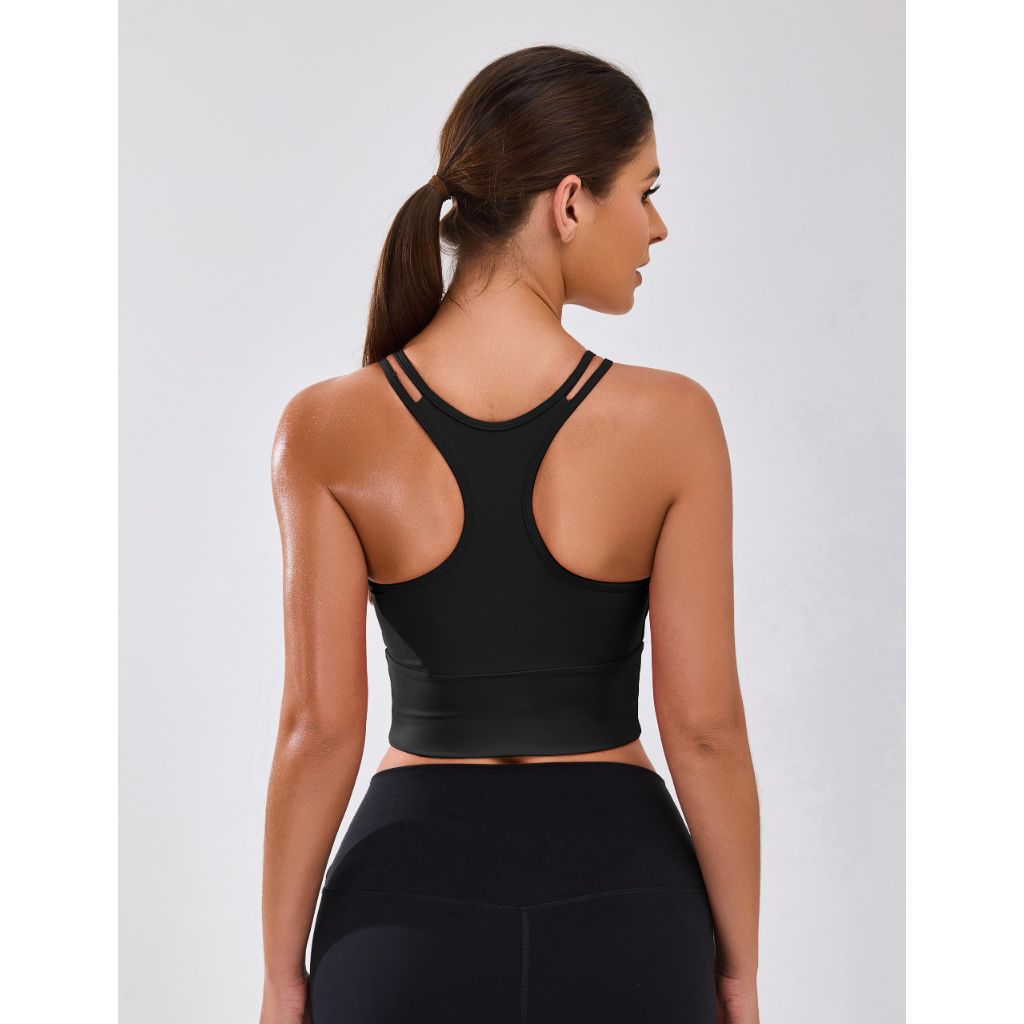 BMJL Women's Workout Tank Top (M, Black)
