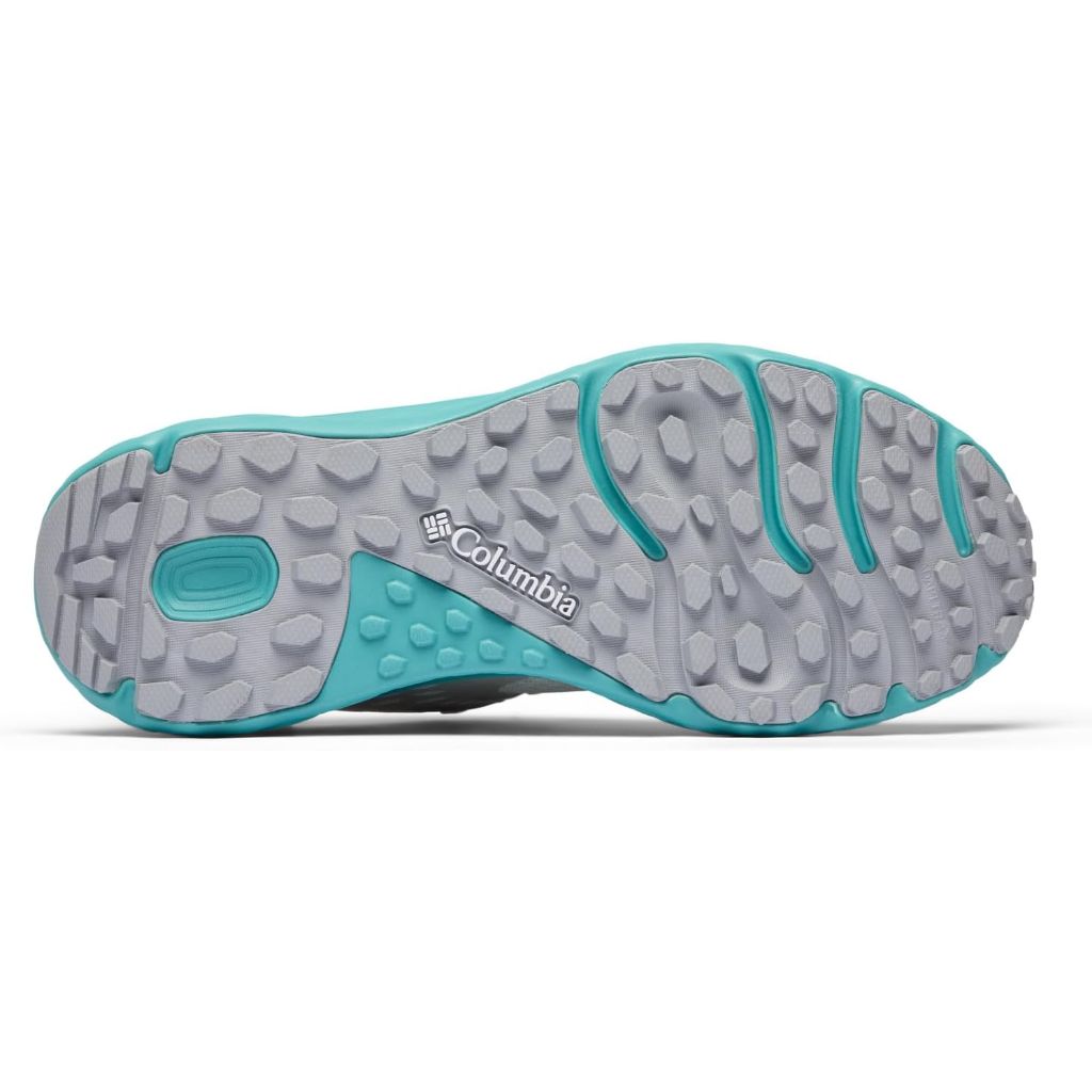 Columbia Women's Konos TRS Outdry Waterproof Sneakers, Moonstone/Teal, Size 5.5