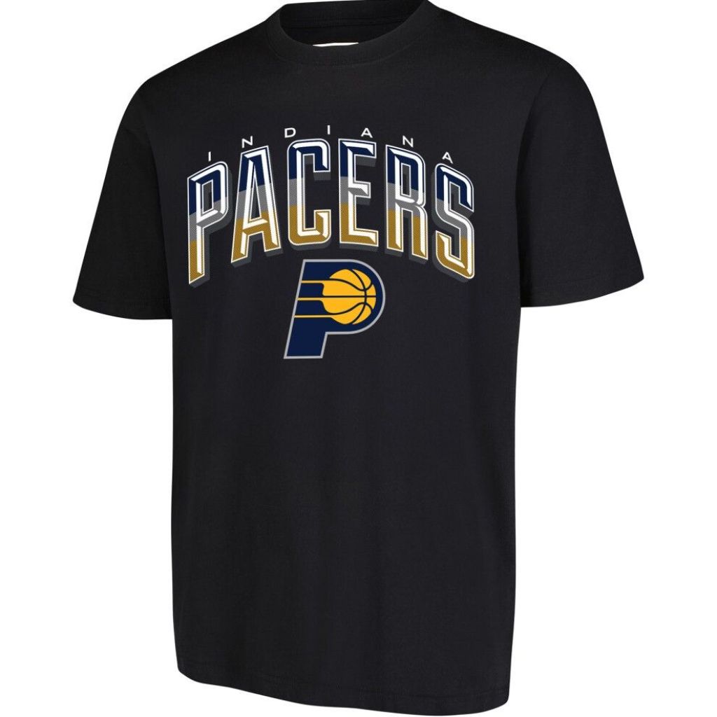 Ultra Game Men's NBA Standard Arched Plexi Short Sleeve T-Shirt - Indiana Pacers, Size XL