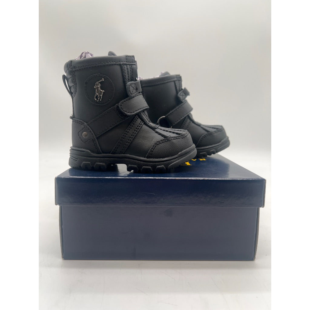 Polo Ralph Lauren Infant/Toddler Conquered Hi Combat Boot, Size 5, Black