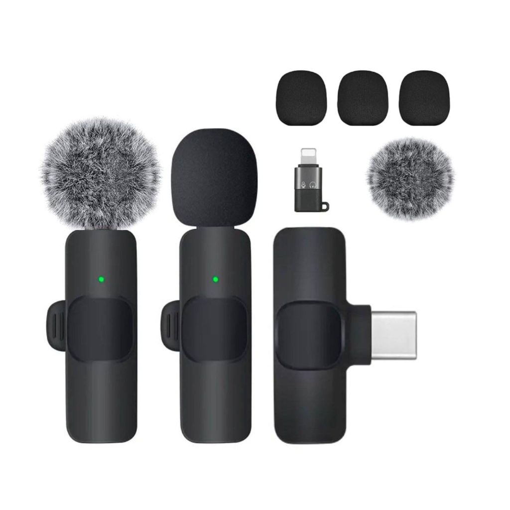 TARSIUN 2 Pack mini Updated Model Wireless Professional Lavalier Microphone