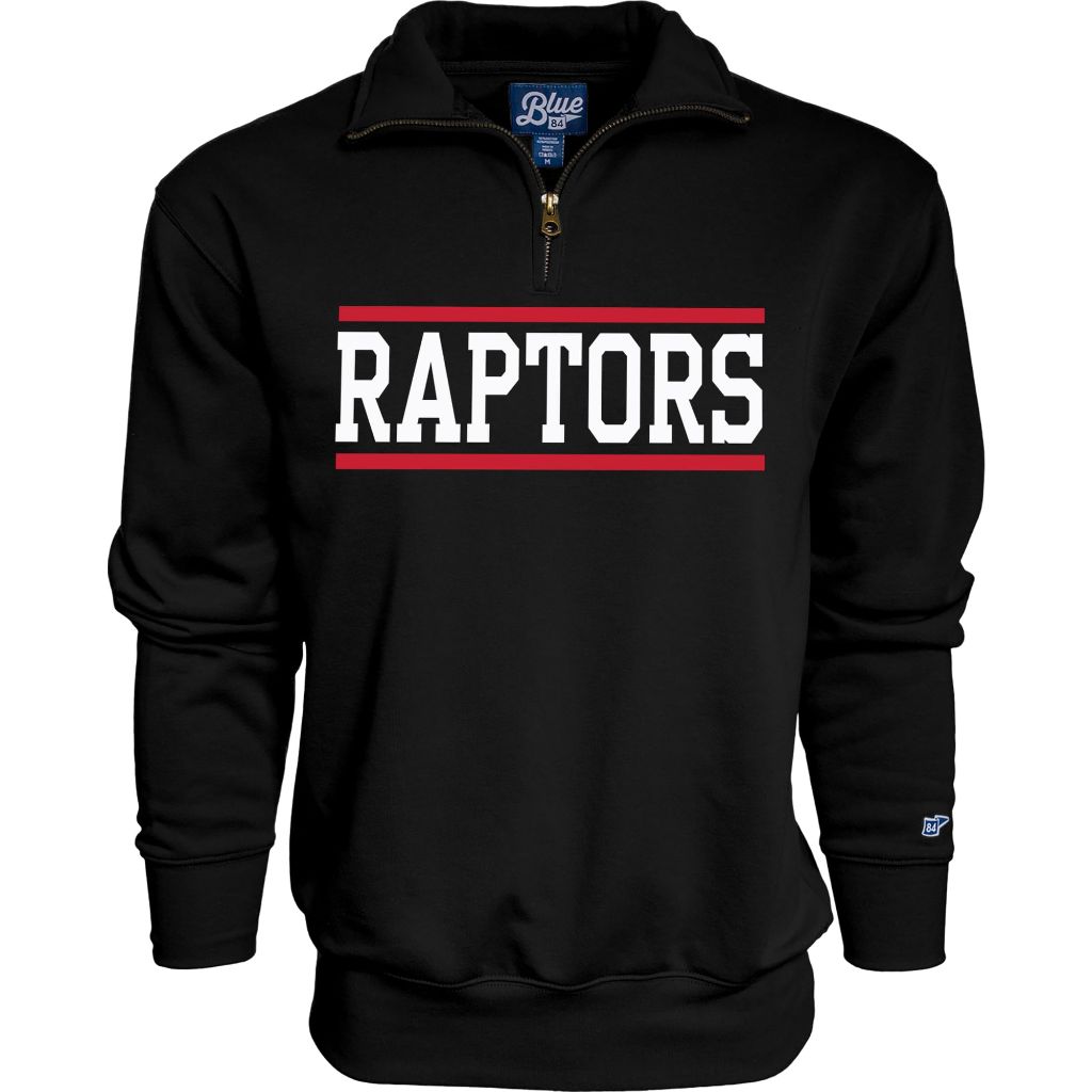 Toronto Raptors NBA Officially Licensed Quarter Zip Sweatshirt Alternate Color, Medium