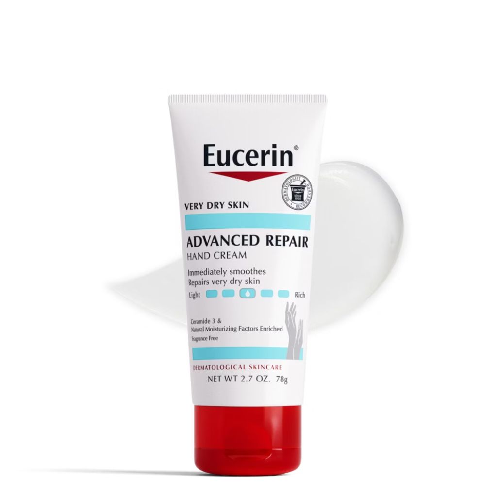 Eucerin Advanced Repair Hand Cream for Dry Hands  Repairs Very Dry Skin  Fragrance Free  2.7 oz