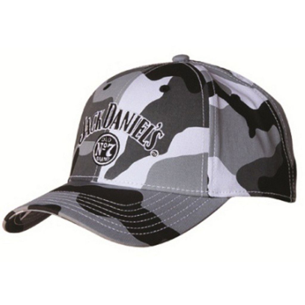 Jack Daniels Baseball Cap, Winter Camo (JD77-81)