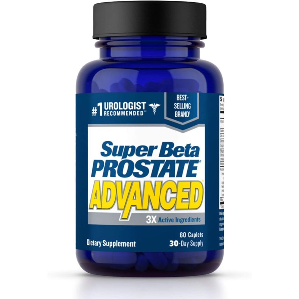 Super Beta Prostate Advanced Prostate Supplement for Men (60 Caplets, 1-Bottle)
