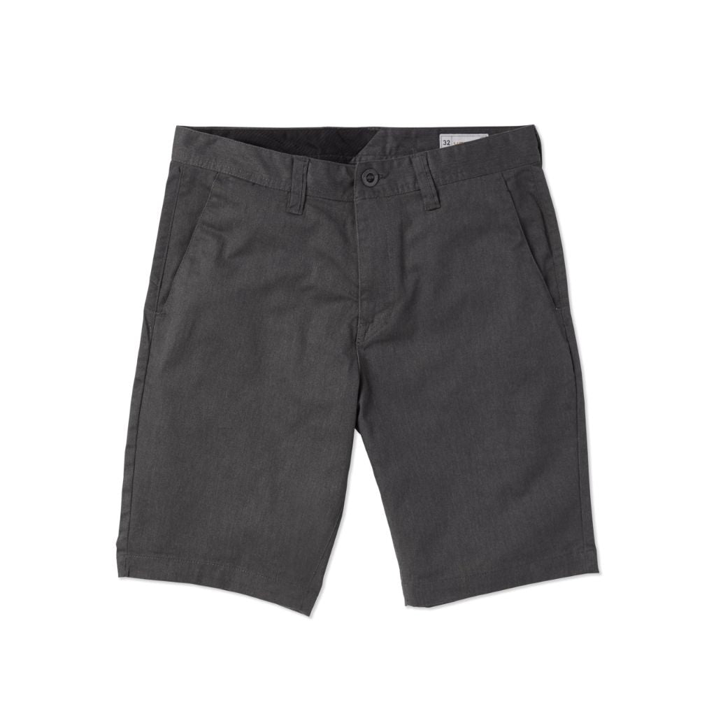 Volcom Men's Modern Fit Chino Shorts Charcoal Heather 36x21