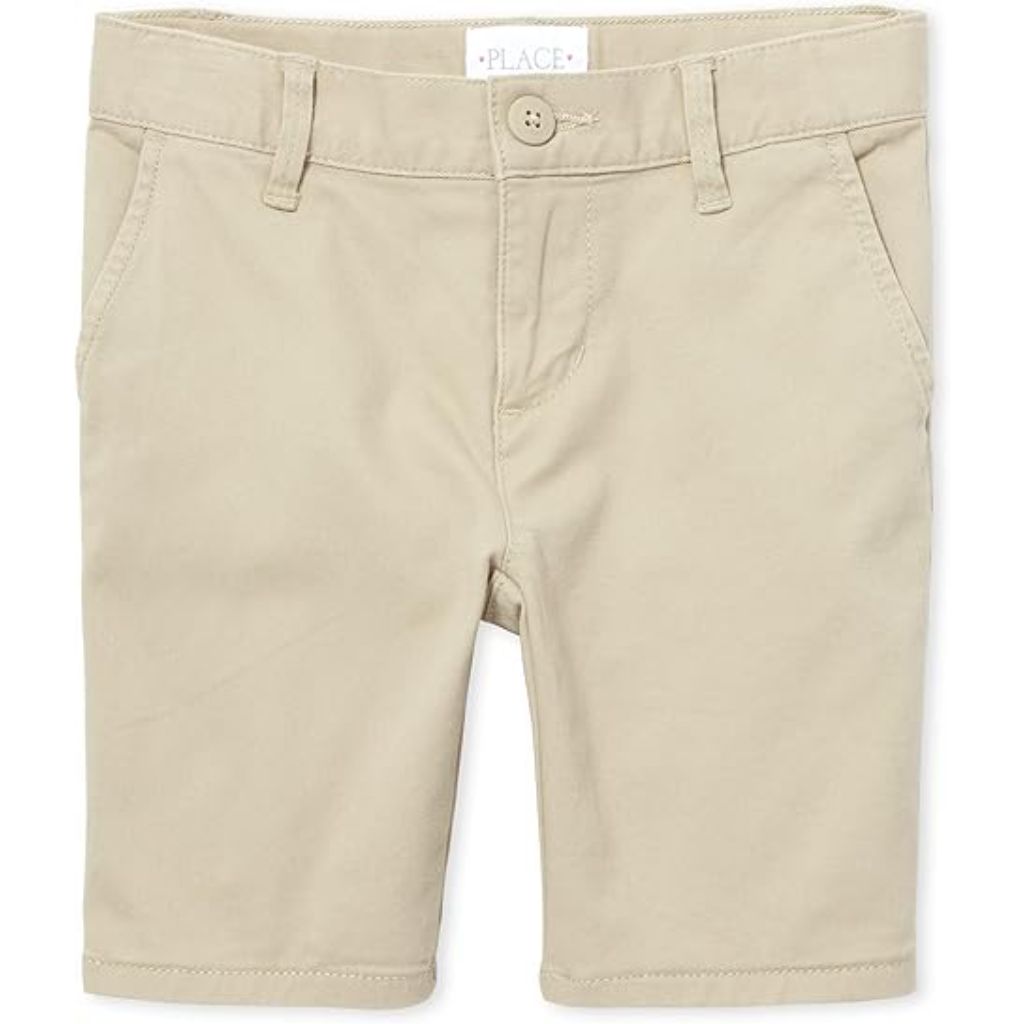 The Children's Place Girl's Stretch Chino Shorts - Sandy, Size 5