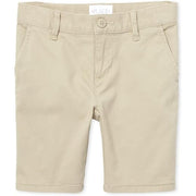 The Children's Place Girl's Stretch Chino Shorts - Sandy, Size 5