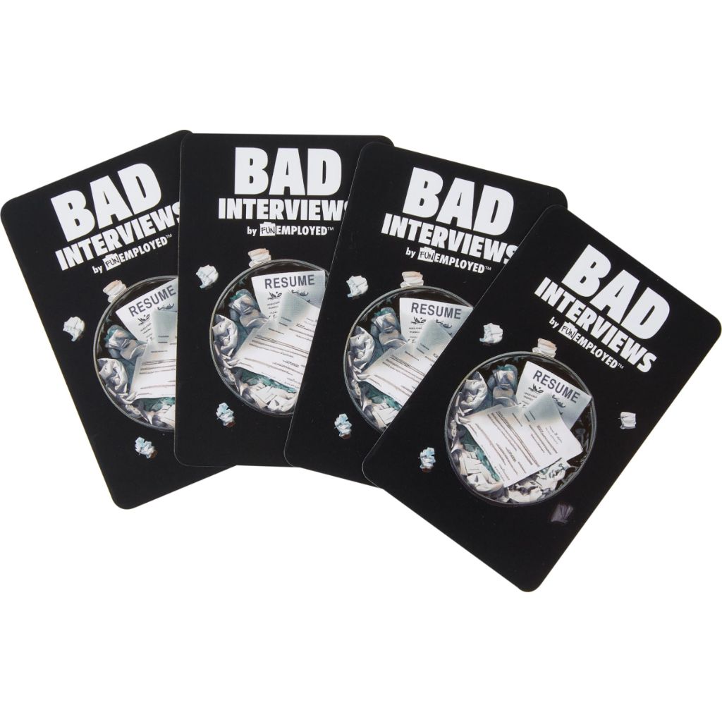 Mattel Games - Bad Interviews by Funemployed Party Card Game