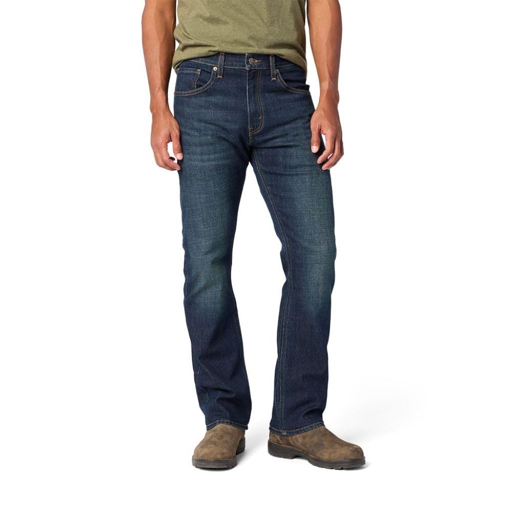 Levi Strauss Signature Men's Bootcut Fit Jeans, (New) Midnight Maverick, 34Wx30L