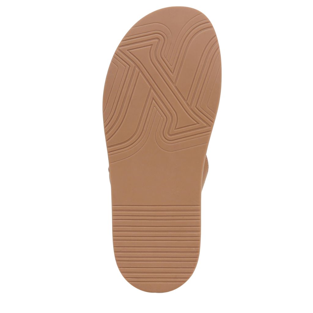 Naturalizer Womens Hope Strappy Slingback Flat Sandal Cookie Dough Brown 12 M