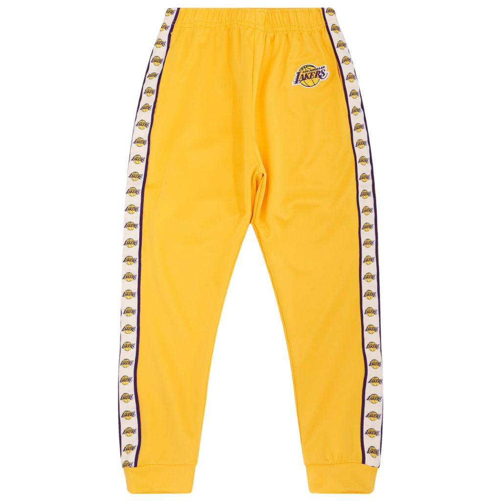 FOCO Los Angeles Lakers NBA Mens Stripe Logo Track Pants - S