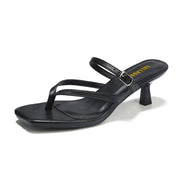 LULLASONG Womens Black Kitten Heels - size 7