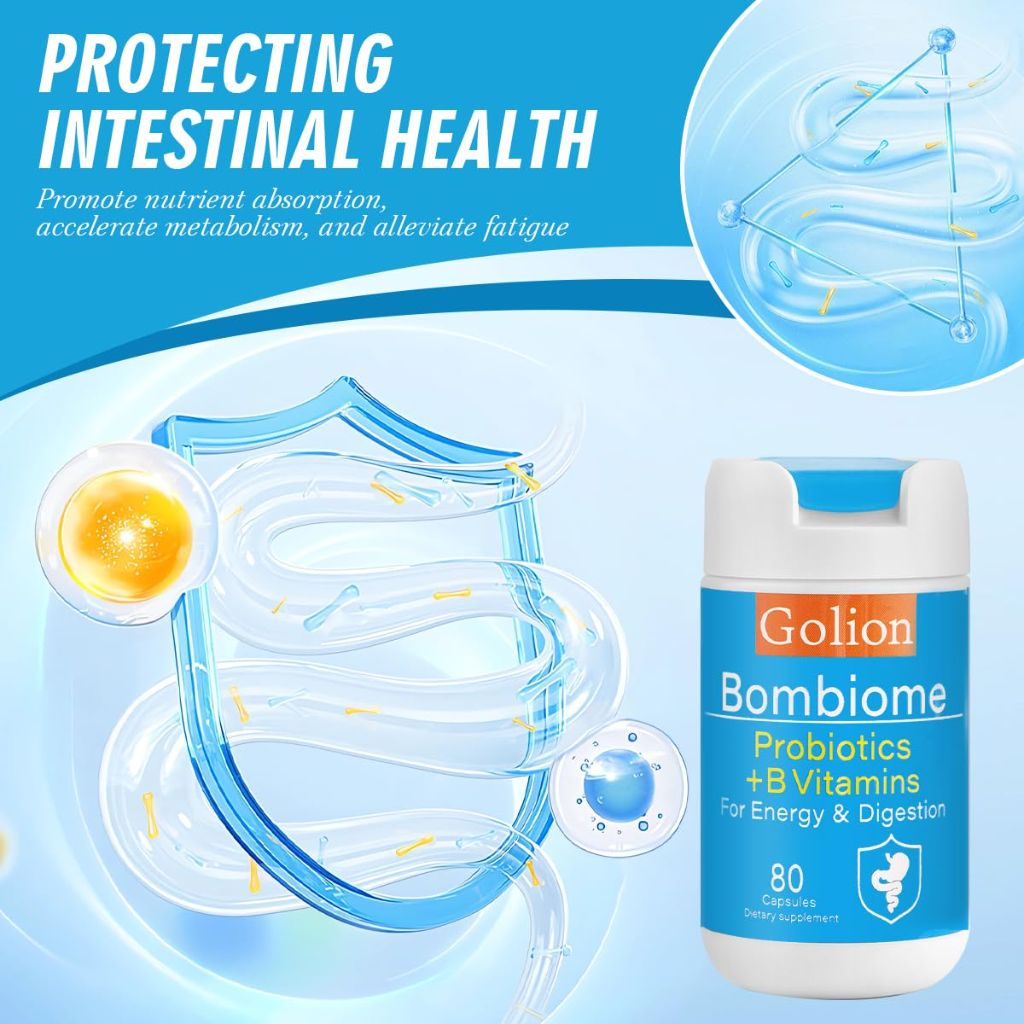 Golion Advanced Probiotics Vitamin B Complex - 40-Day, Unisex