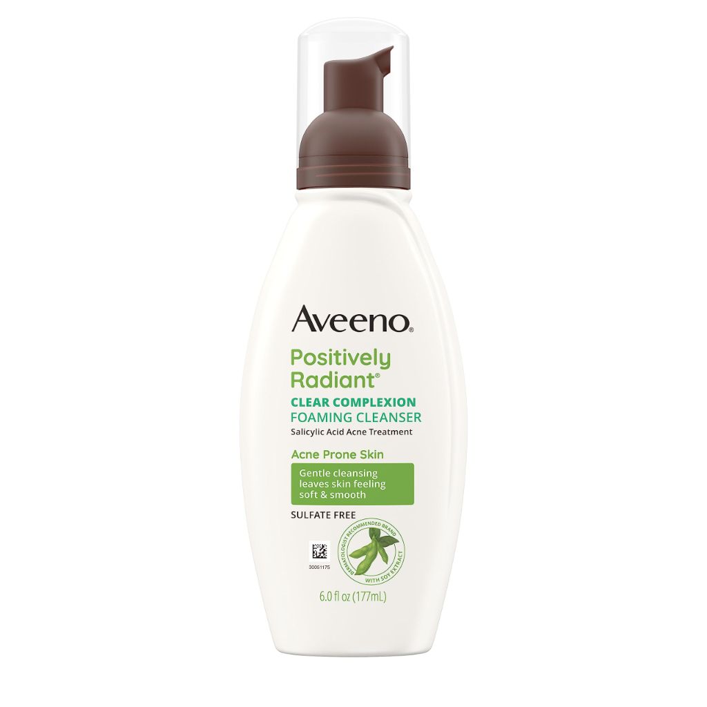 Aveeno Clear Complexion Foaming Facial Cleanser, 6 fl oz