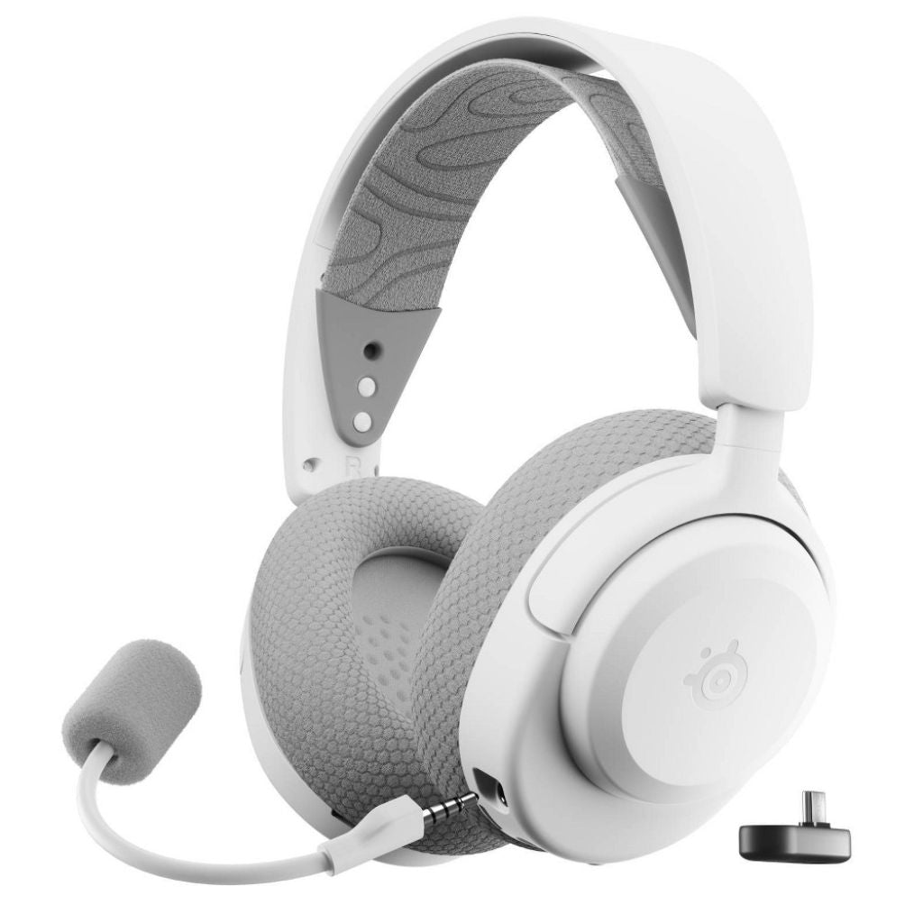 SteelSeries Arctis Nova 3X Wireless Multi-Platform Gaming Headset — 40 HR Battery — 2.4GHz/Bluetooth — Xbox  PS5  PC  Switch  Mobile — White