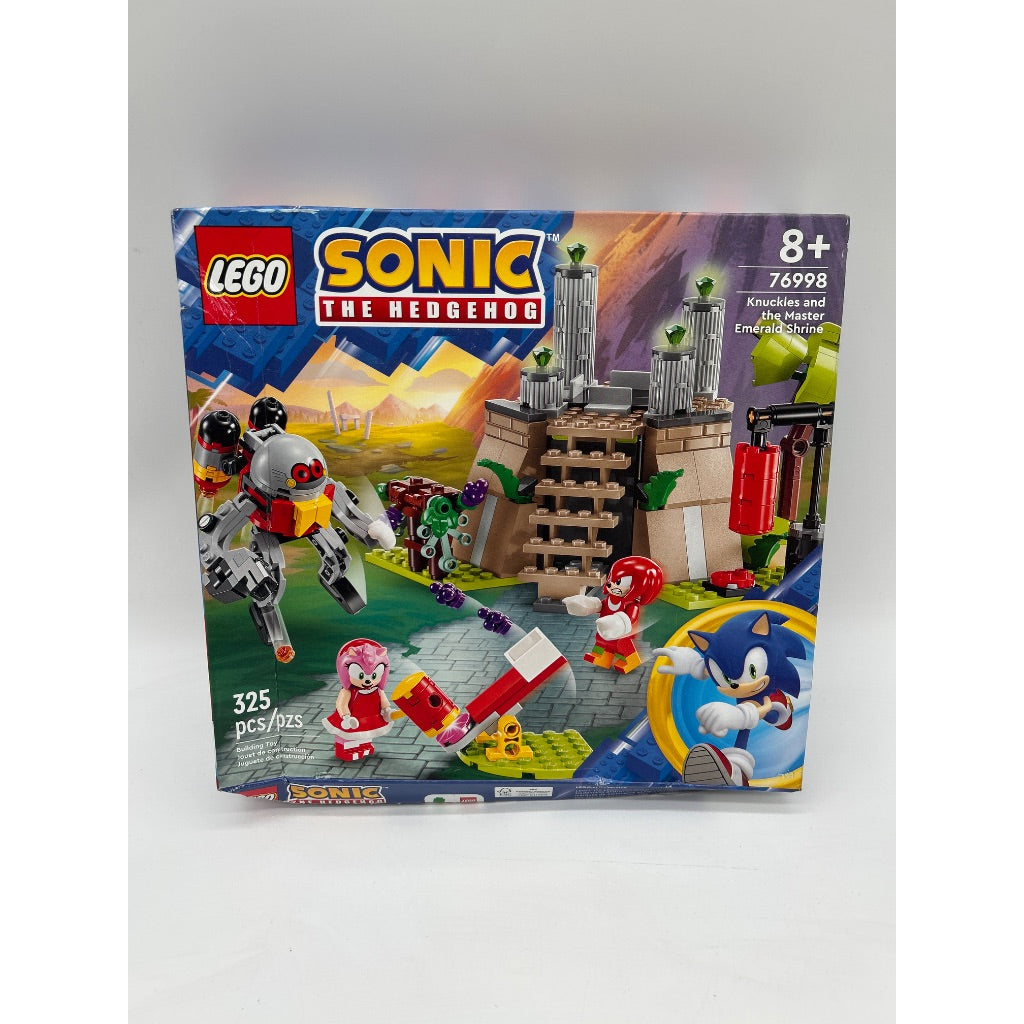 LEGO Sonic The Hedgehog: Knuckles and The Master Emerald Shrine Collectible Video Game Toy Building Set, Comes with 2 Sonic Action Figures, 76998