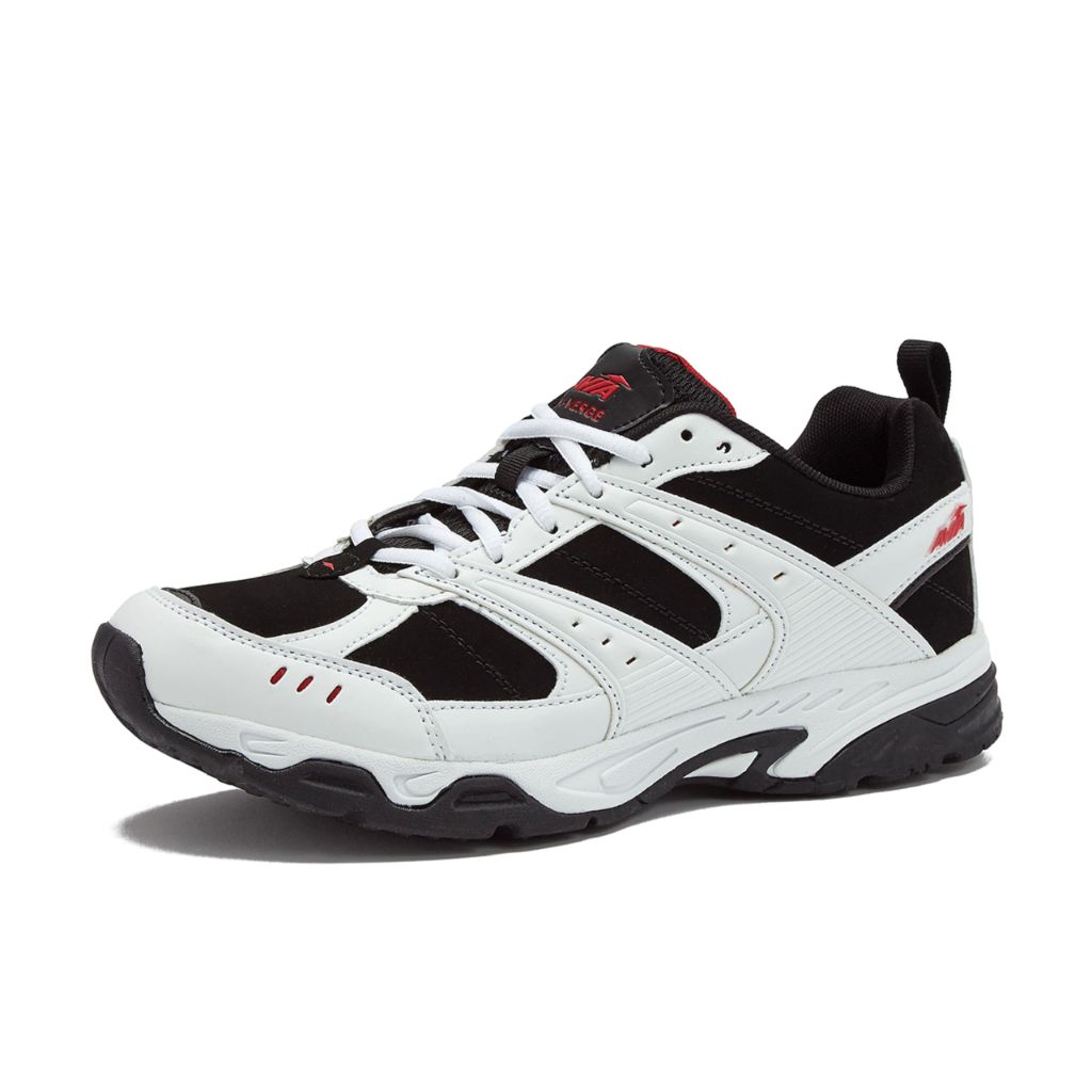 Avia Avi-Verge Men's Sneakers - White/Black/Red, 7.5 X-Wide