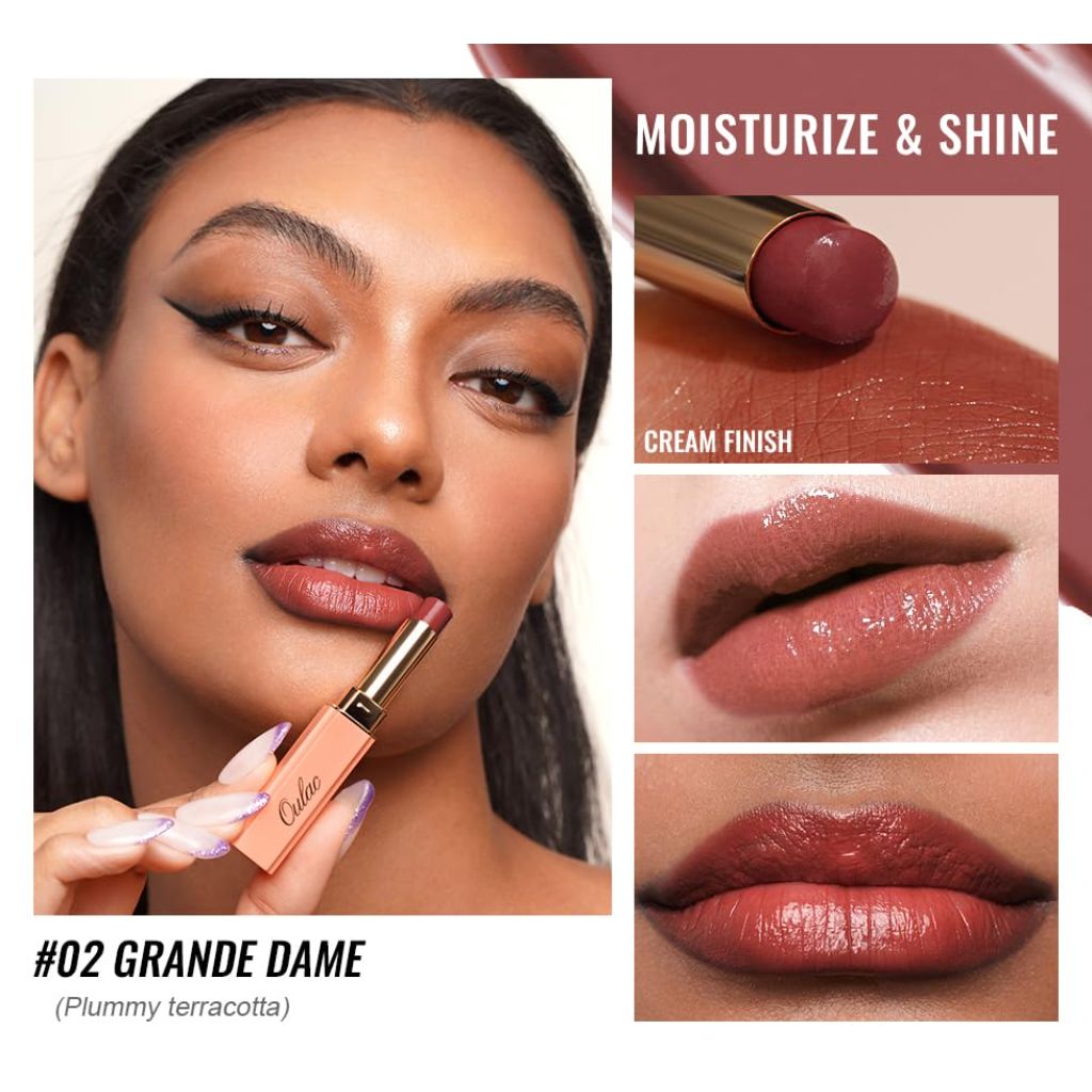 Oulac Moisturizing Lipstick for Women | Grande Dame #02