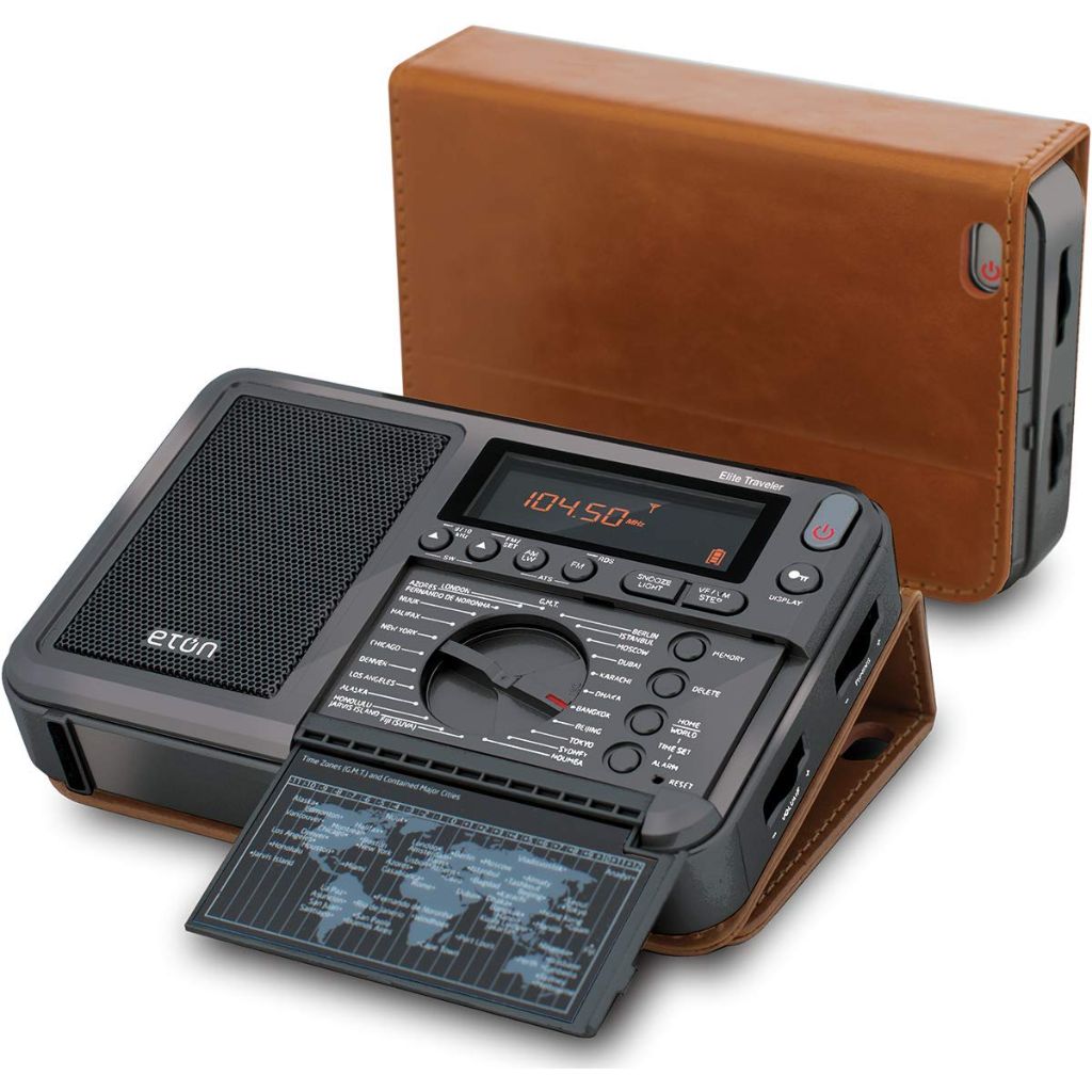 Eton Elite Traveler AM/FM, Longwave, Shortwave Radio with RDS, with High-Contrast LCD