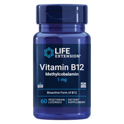 Life Extension Vitamin B12 Methylcobalamin (1 mg) 60 Vegetarian lozenges