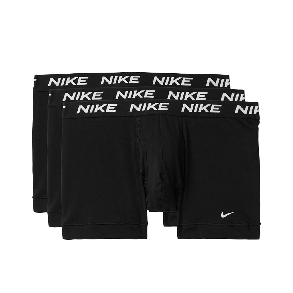 Men's Nike All Day 3-Pack Cotton Stretch Trunks, Size: XXL, Black