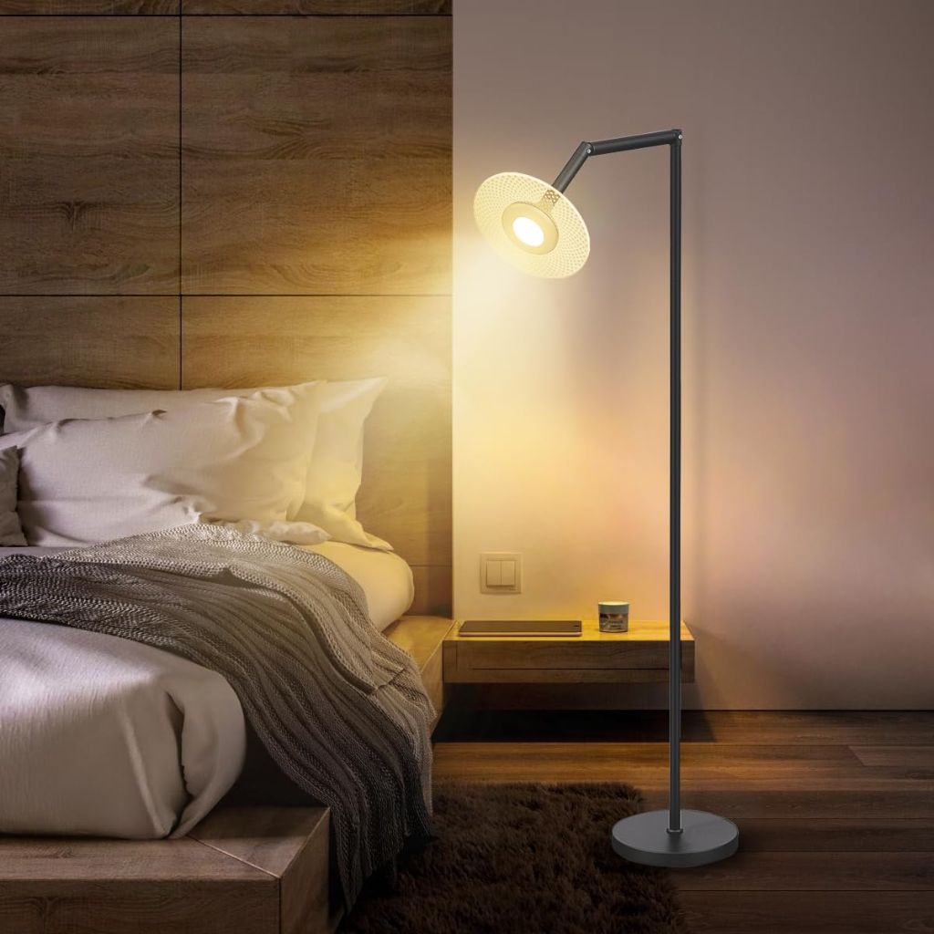 Yaldomt RGB Floor lamp for Living Room: 2 Set Smart Standing lamp with app Remote contral for Bedroom Office to Reading (2)
