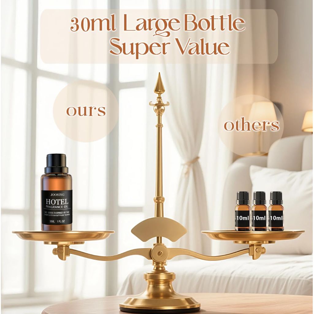 Hotel Diffuser Oils Gift Set, Joosing Hotel Scent Essential Oils 4 x 30ml Large Bottles (4 Fl Oz Total)