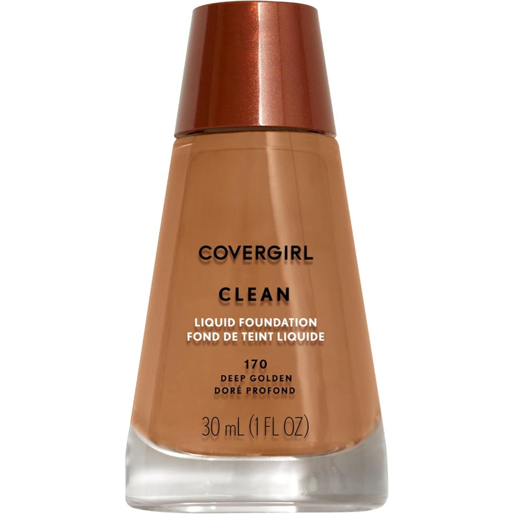 COVERGIRL Clean Liquid Foundation - Deep Golden 170, 1 fl. oz.