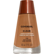 COVERGIRL Clean Liquid Foundation - Deep Golden 170, 1 fl. oz.