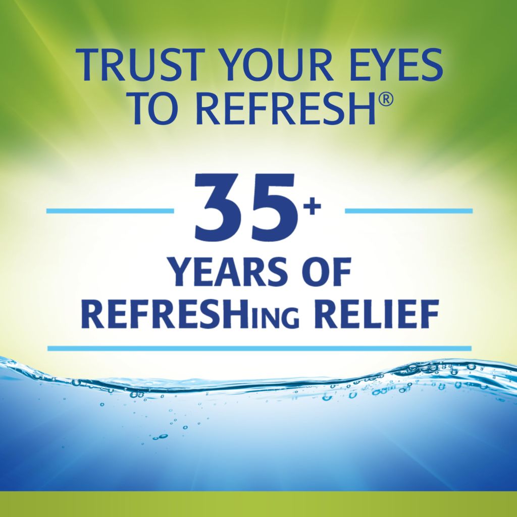 Refresh Relieva for Contacts Lubricant Eye Drops For Dry Eyes, 0.27 Fl Oz Sterile