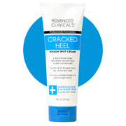 Advanced Clinicals Cracked Heel Foot Cream Skin Care Moisturizer Lotion For Feet W/Shea Butter | 8 Fl Oz