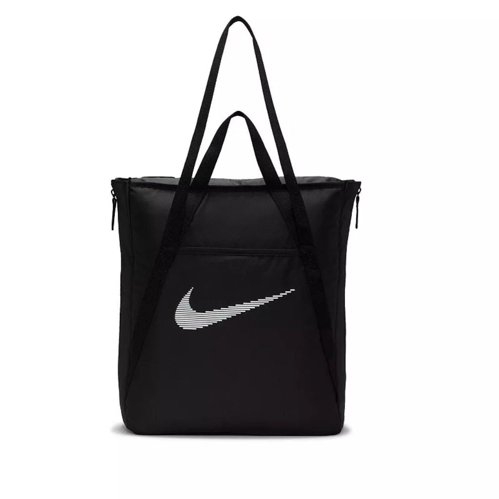 Nike Womens Gym Training Tote 28L Bag Black White Travel Everday (DR7217-010)
