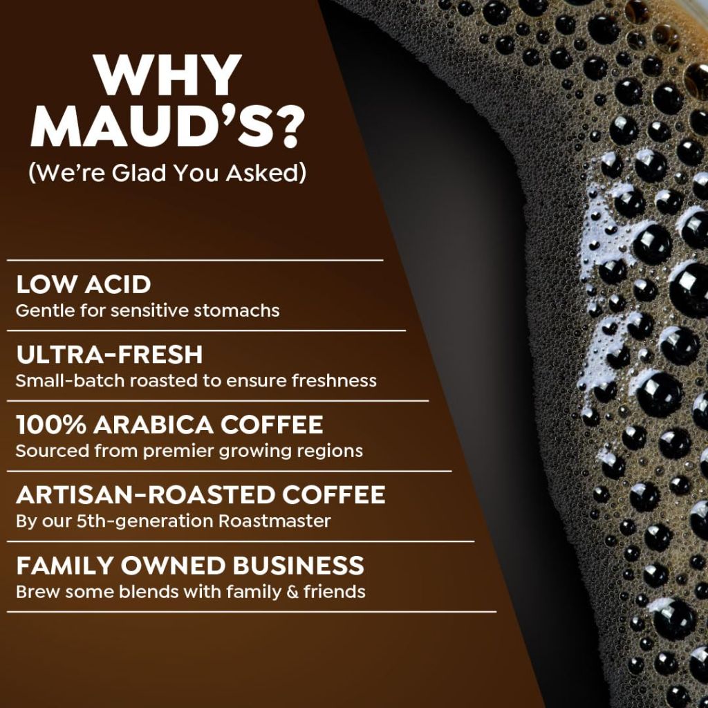 Maud's Decaf Tall, Dark, & Handsome Dark Roast Keurig K-Cup Coffee Pods, 100ct.