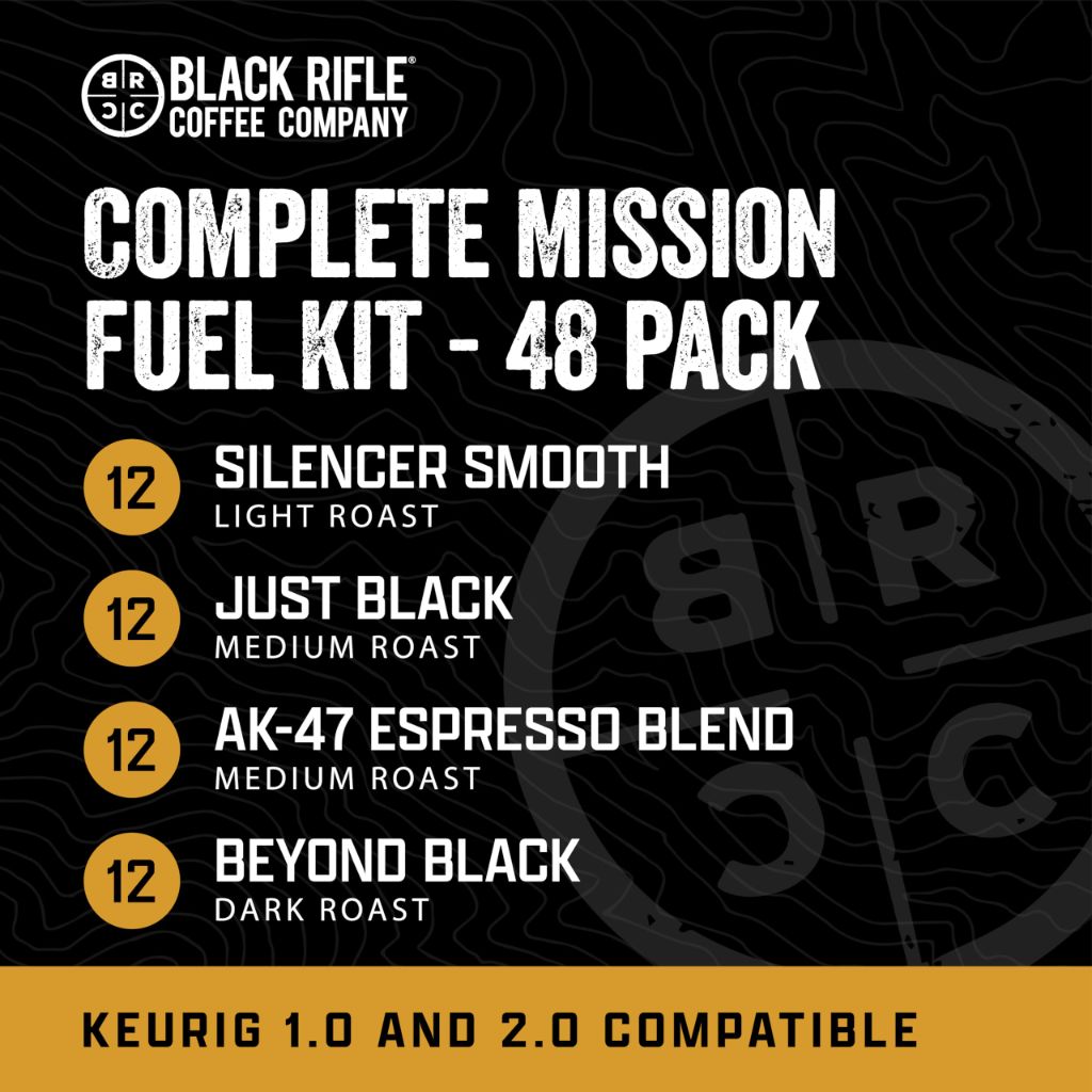 Black Rifle Coffee Company Supply Drop Variety Pack (48 Count of K Cups)
