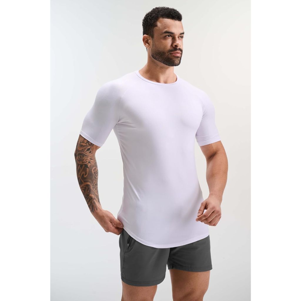 GYM REVOLUTION Men's Workout T Shirts, Medium, 5 Pack