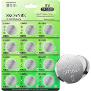SKOANBE 3V Lithium Coin Cell Batteries - CR1620 - 12 Pack